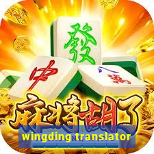 wingding translator